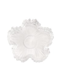 BASE KERZENHALTER GLAZE GLAS TRANSPARENT DIA 11.5CM X 1.8CM