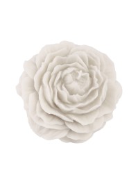 KERZE KAMELIE WEISS DIA 10.3CM X 4.2CM