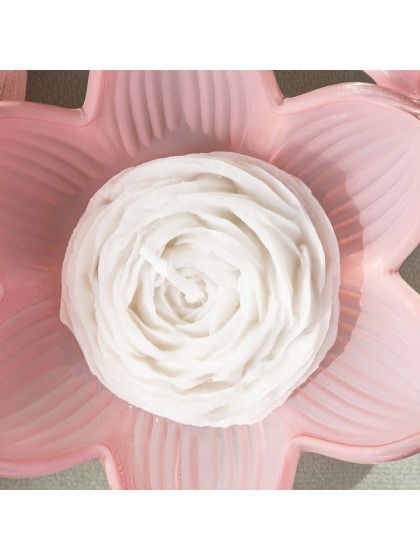 6 BOUGIES CAMELIA BLANCHE DIA 5.8CM X 2.4CM