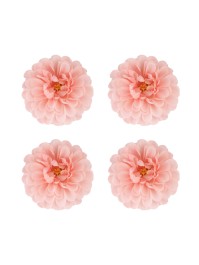 4 DAHLIAS ROSE NYMPHEA DIA 8.5CM X 5CM
