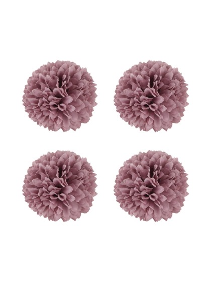 4 DAHLIAS PARME DIA 8.5CM X 5CM