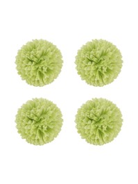 4 WATERLILY GREEN DAHLIAS DIA 8.5CM X 5CM