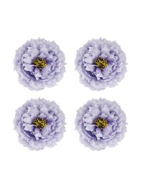 4 TETES PFINGSTROSE LAVENDEL DIA 9CM X 4CM