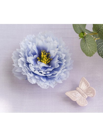 4 TETES PIVOINE LAVANDE DIA 9CM X 4CM