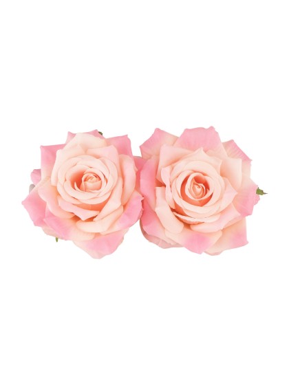 SET 2 ROSES ROSE NYMPHEA DIA 9CM X 5.5CM