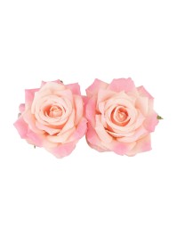 SET 2 ROSES ROSE NYMPHEA DIA 9CM X 5.5CM