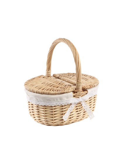 WILLOW PICNIC BASKET 28CM X 20CM X 29CM