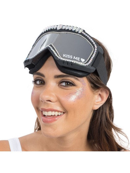 BRILLE MASKE AUS SKI KISS ME 19.5CM X 11CM
