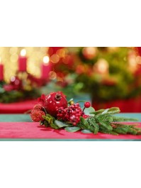 PIC RED BERRIES 90CM X 23CM X 10CM