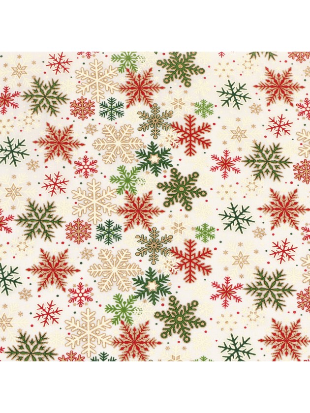 TISCHLÄUFER LUXERIA WINTER FLAKES 29CM X 3M