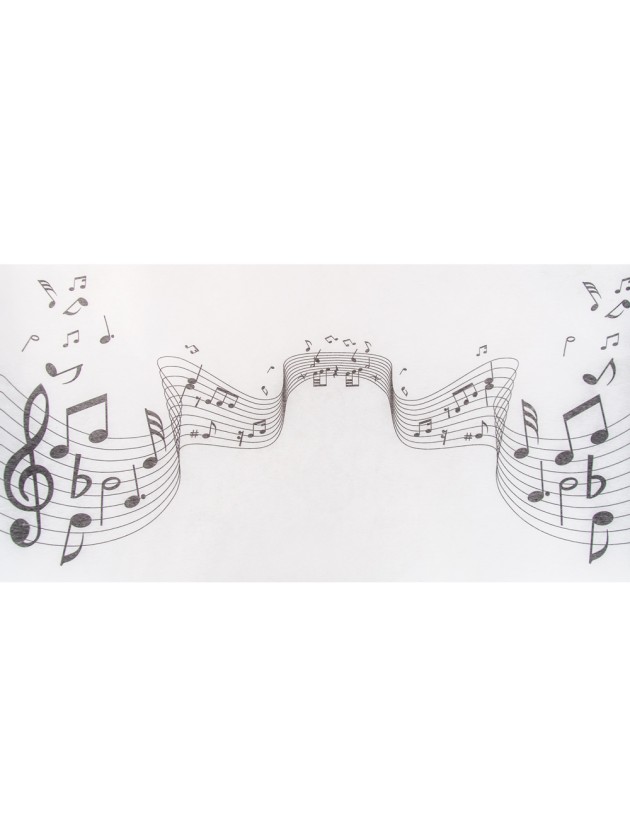 CHEMIN DE TABLE MUSIQUE 30CM X 5M