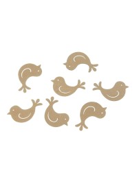 SET 24 OISEAUX CRAFT ADH 3.5CM X 4CM