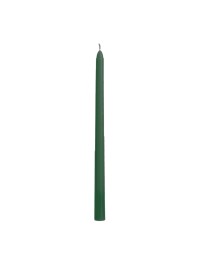 SET OF 2 JUNGLE GREEN TAPER CANDLES 30CM
