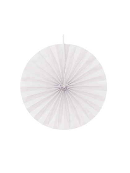 SET OF 4 WHITE FANS DIA 40CM