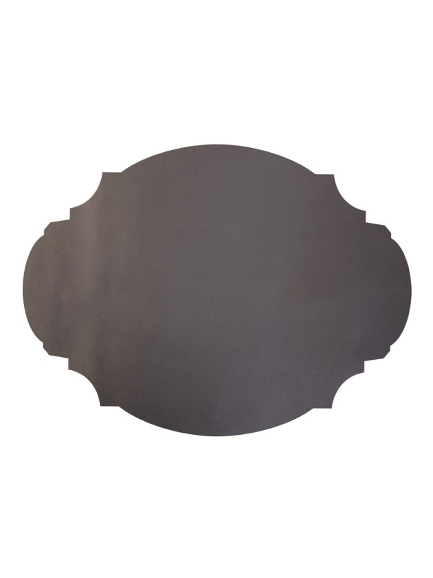 12 SETS DE TABLE KRAFT NOIR 80GSM 40CM X 30CM