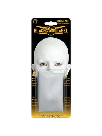 SCHÄDEL CHAUVE WEISS LATEX 