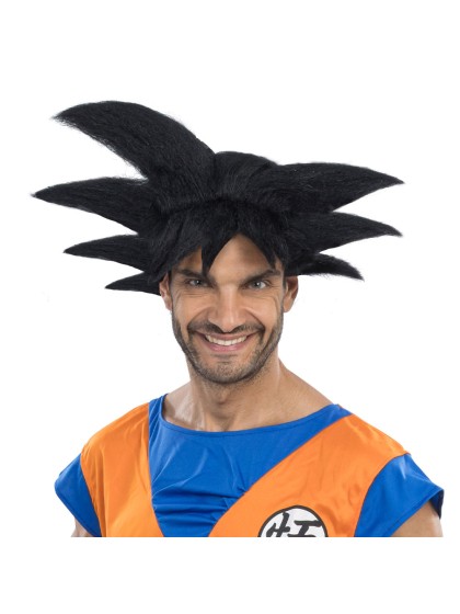 PERRUQUE GOKU SAIYAN NOIRE DBZ - DRAGON BALL Z © 