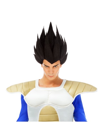 PERRUQUE VEGETA SAIYAN NOIRE - DRAGON BALL Z © 