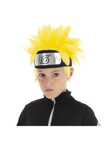 PERRUQUE NARUTO SHIPPUDEN JAUNE ENFANT - NARUTO SHIPPUDEN © 