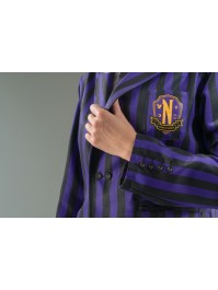 WEDNESDAY © SCHOOL UNIFORM BLACK / VIOLET 3 PIECES M