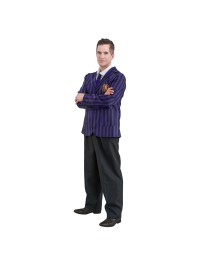 WEDNESDAY © MAN SCHOOL UNIFORM BLACK / VIOLET 3 PIECES M
