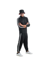 BLACK RAPPER OUTFIT 2 PIECES M