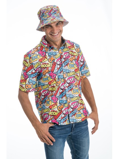 CHEMISE ONOMATOPEES ANNEES 90 M