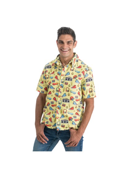 90’S YELLOW SHIRT L