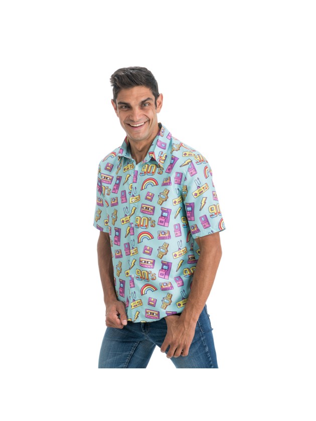 90’S BLUE SHIRT M