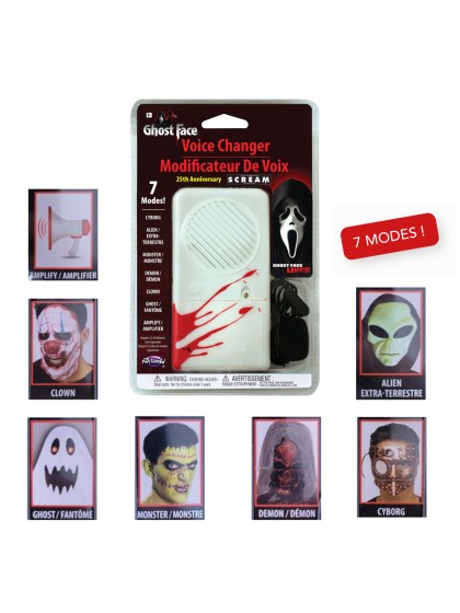 MODIFICATEUR DE VOIX GHOST FACE ™ 7 MODES