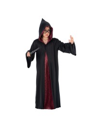 BURGUNDY WIZARD CAPE 128CM