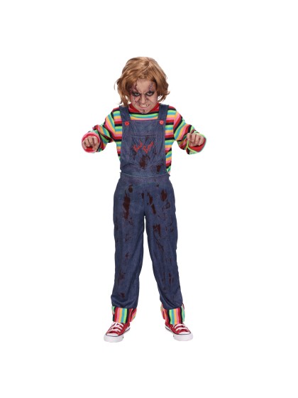 BOY STRIPED DOLL UKY COSTUME 2 PIECES 128CM