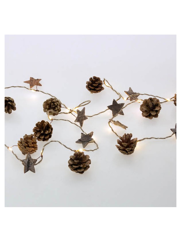 GIRLANDE MIKRO-LED-DRAHT NATUR 220CM