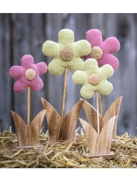 BLUME LOLA VELVET ALT ROSA 13CM X 5CM X 32CM