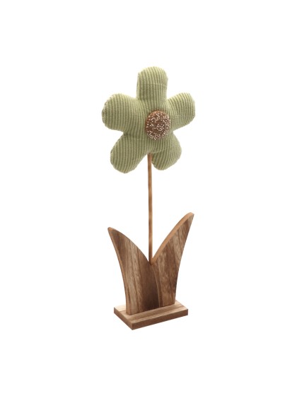 BLUME LOLA VELVET GRÜN SALBEI 13CM X 5CM X 32CM