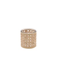 KERZENHALTER KORBGEFLECHT DIA 8CM X 8CM