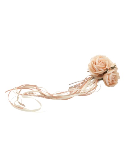 BLUMENSTRAUSS 3 ROSA ROSA D’AMBRE 16CM X 10CM X 70CM
