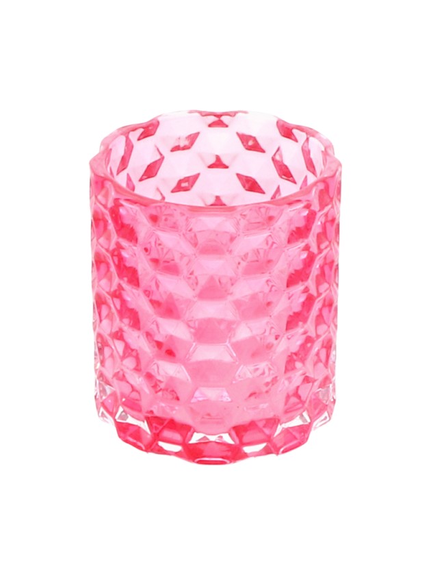 KERZENHALTER GLAS HIMBEERE BRADLEY DIA 7.8CM X 8.8CM