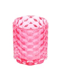 KERZENHALTER GLAS HIMBEERE BRADLEY DIA 7.8CM X 8.8CM