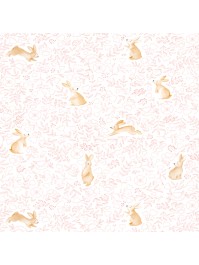 TISCHLÄUFER STOFF LOVELY RABBIT 28CM X 3M