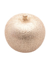 POMME DE NOEL OR PAILLETTE DIA 6CM X 6CM