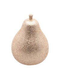BIRNE AUS WEIHNACHTEN GOLD PAILLETTE DIA 5.5CM X 8.5CM