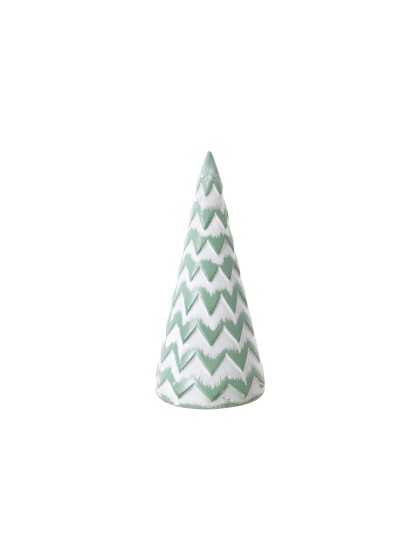 TANNE HOLZ SUMMIT BICOLORE GRÜN TENDRE / WEISS DIA 9CM X 20CM