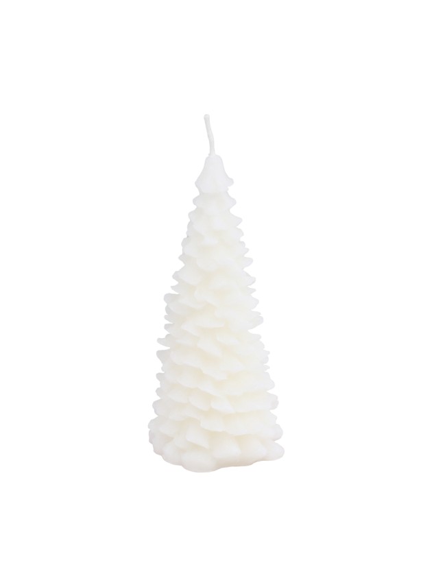 WHITE PINE TREE CANDLE DIA 6.5CM X 12.8CM