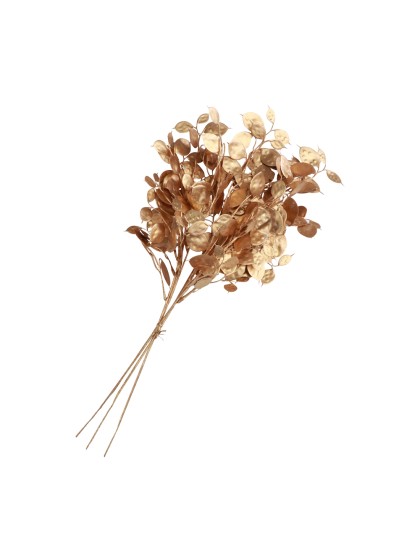BUNCH OF 3 BRANCHES OF GOLDEN LEAVES 15CM X 10CM X 50CM