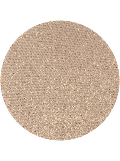 4 GOLD SHIMMER PLACEMATS DIA 34CM