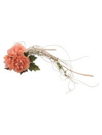 BLUMENSTRAUSS 3 PFINGSTROSEN TENGELRINE 15CM X 10CM X 40CM
