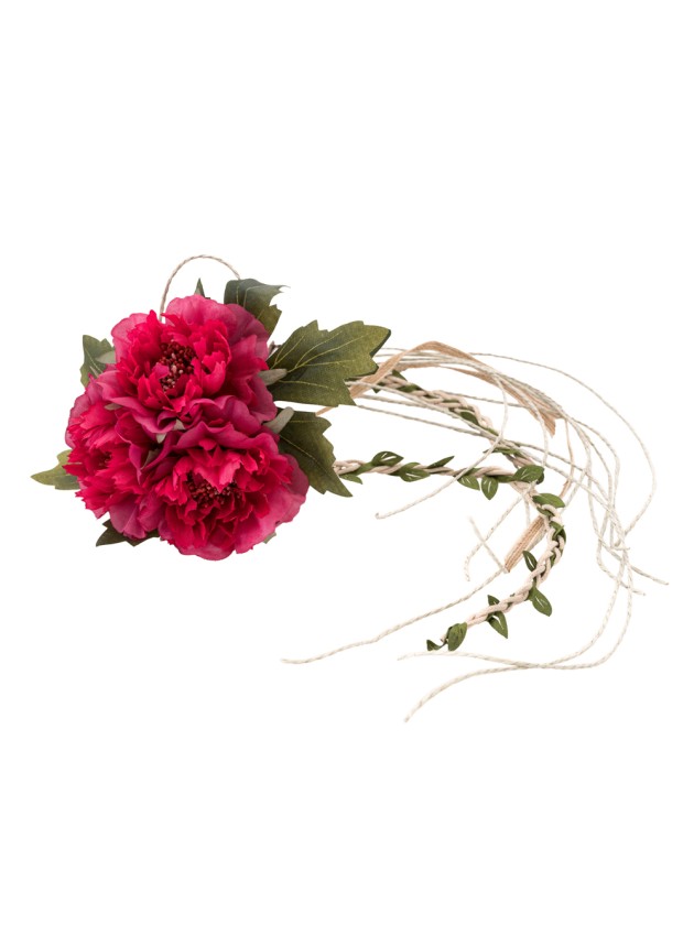 BLUMENSTRAUSS 3 PFINGSTROSEN PINK LADY 15CM X 10CM X 40CM