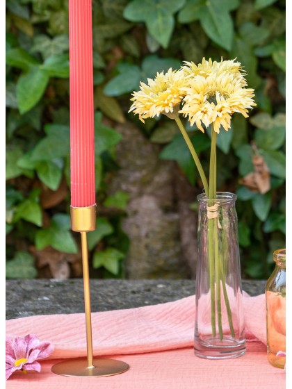 BLUMENSTRAUSS 3 GERBERAS GELB 25CM