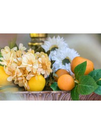BOUQUET 5 TIGES BIDENS JAUNE 27CM